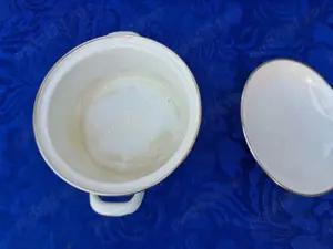 Home Decor | cratita, oala emailata, diametru 20 cm - imagine 5