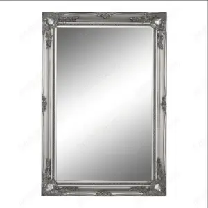 Oglinda Decorativa Retro Vintage Argintie si Aurie 64 x 94 cm