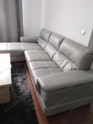 Vând colțar din piele stare impecabilă  - imagine 4