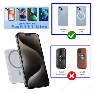 Incarcator Wireless Iphone Portabil 15W - imagine 3