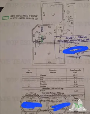 Apartament 2 camere - str. Odessa - vanzare - Braila - imagine 10