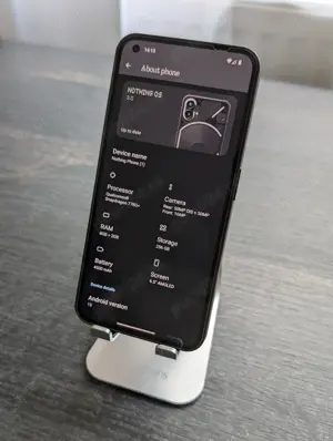 Nothing Phone (1) 256 GB | Android 15, Dual SIM, 8 GB RAM, 33W Incarcare