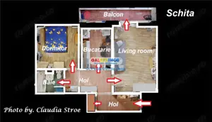 Vanzare apartament 2 camere Brancoveanu - Huedin - imagine 8