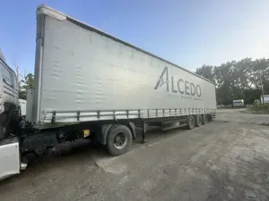 Vând 4 ansambluri cap tractor cu semiremorcă prelata - imagine 6