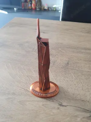 Turnul Merdeka 118 din Kuala Lumpur, Malaezia | Statueta bronz, culoare maro| Decoratie perfecta pt 