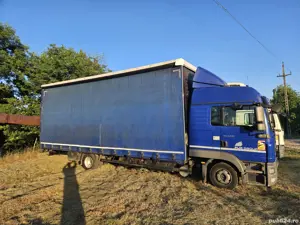 Man TGL 7.5t camioneta Mega prelata decopertabila role perne aer clima stationare 640mii km automat - imagine 5