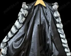 Haină de blană Chinchilla, XL - imagine 2