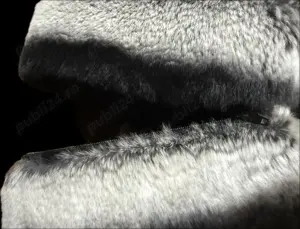 Haină de blană Chinchilla, XL - imagine 3