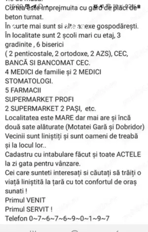 Vand 2 clădiri în Loc.Motatei județul Dolj 29.000 EURO - imagine 4