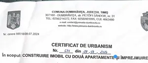 Vand teren  duplex sau casa individuala, Dumbravita Ferventia - imagine 3