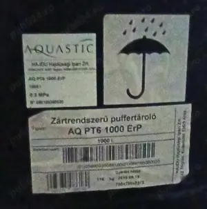 Puffer 1000 litri, utilizat, cu izolație termică  - imagine 2