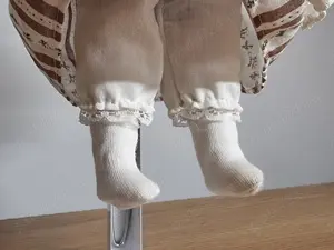 Papusa de portelan, colectie vintage, inaltime 27 cm - imagine 5