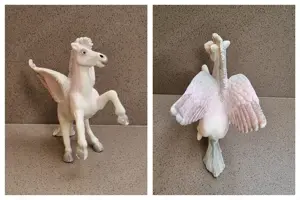 Calul inaripat Pegasus, Cal cu aripi Pegas, figurina Bullyland - imagine 5