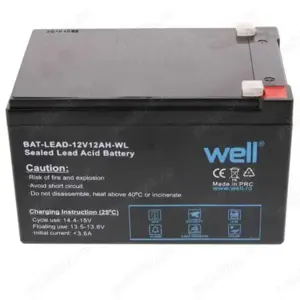 Acumulator plumb acid 12V 12AH, Well fara intretinere Dimensiuni 151x98x101 mm