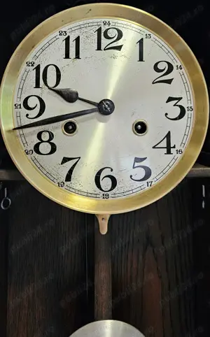 Ceas de perete cu pendula anii 40 - imagine 5