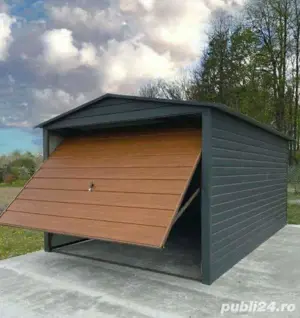 vând garaje auto pe structura metalica 