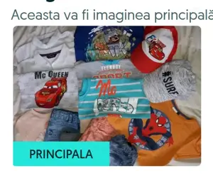 Set haine vara 4-5 ani, tricouri, pantaloni scurți, șepci, vară, H1