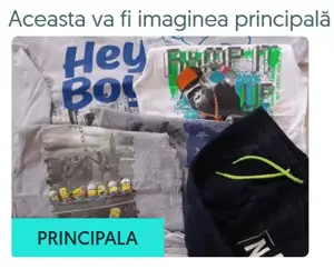 Set primăvară-toamnă 128cm, H6 (hanorac, bluze, pantaloni, pijama)