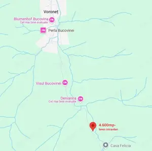 Vanzare teren intravilan la 2km de Voronet, Suceava - imagine 2 Vanzare teren intravilan la 2km de Voronet, Suceava - imagine 2