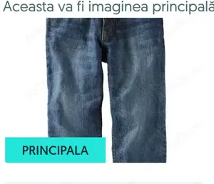 Blugi dublati cu polar OSHKOSH, 7-8 ani, cod K1