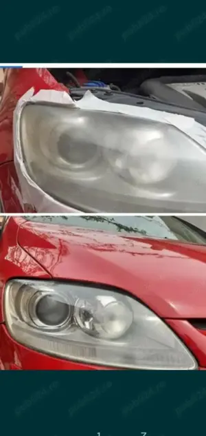 Polish faruri triple auto 100 lei ma deplasez cu masina mea - imagine 2