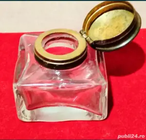 Călimară franceză de cerneală anii 1880-1900 - imagine 4