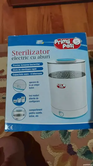Sterilizator electric cu aburi Primii Pasi