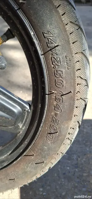 Cauciuc 14x2, 50 tubeless pentru scutere electrice - imagine 4