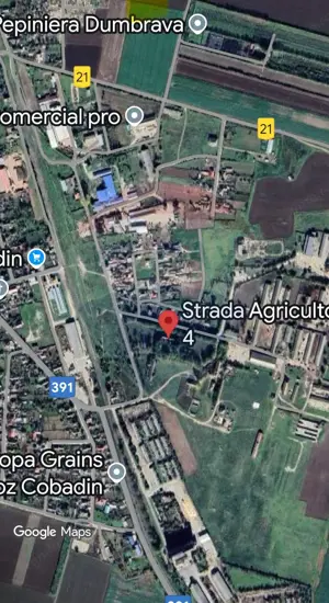 Teren intravilan de vanzare  1374mp Cobadin Jud , Constanta