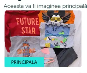 Set primăvară-toamnă, 128cm, 8 ani, L2, (hanorac, bluza, pantalon)