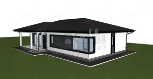 Valea Lupului CASA PARTER 4cam sc=115mp TEREN 380mp toate utilitatile - imagine 5