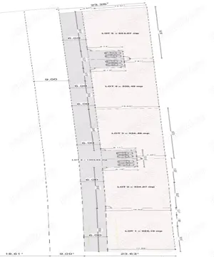 Teren intravilan parcelat constructie case Padureni in centru la 14 km de Timisoara cu utilitati