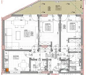 Apartament 3 camere cu loc de parcare – imobil tip boutique  Zona Palazu Mare - imagine 3