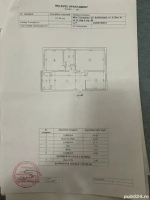 Apartament de vanzare 