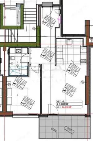 2 camere premium in One Lake Club la 12 min Metrou Pipera - imagine 13