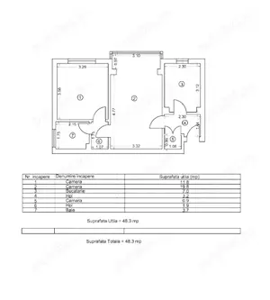 Tomis I - Apartament 2 camere 