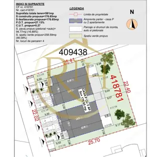 Oferim spre vanzare, Case tip duplex despartite prin spatiu verde, Giroc - imagine 17