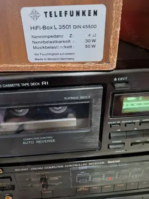 Statie JVC RX 250 Sony STR-SL5 deck Onkyo TA-RW211 boxe Tellefunken - imagine 4