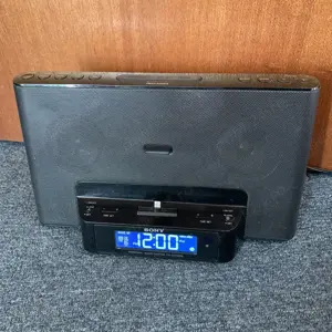 Sony ICF-DS15iPN Radio Ceas Deşteptător iPod iPhone Dock Conector Lightning Negru - imagine 2