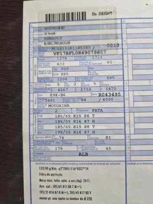 Reanault Clio Estate 1.5 DCI 2013 Hatchback 139500 km - imagine 2