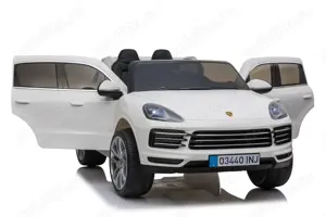 Masinuta electrica pt. 2 copii Porsche Cayenne S XXL, 4x 45W, 12V - imagine 5