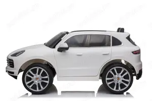 Masinuta electrica pt. 2 copii Porsche Cayenne S XXL, 4x 45W, 12V - imagine 4