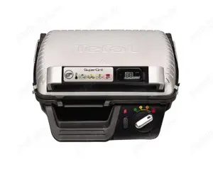 Sigilat Gratar electric cu timer Tefal Super Grill GC451B12 Inox Negru 