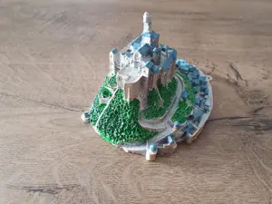 Macheta de cladire Le Mont-Saint-Michel | Decoratie frumoasa | Perfect pentru cadou