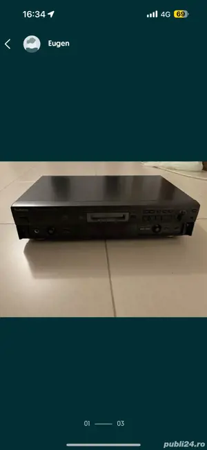 Minidisc Technics SJ MD100 pentru PIESE !!