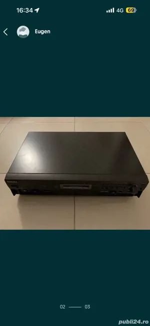 Minidisc Technics SJ MD100 pentru PIESE !!