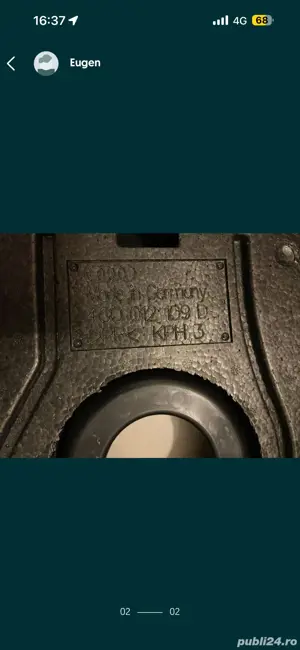 Polistiren fixare roata rezerva Audi A6 C7 C7.5 - imagine 2