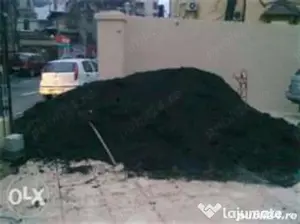 Aduc Transport in Galati pamant vegetal negru pentru gradina galben pentru umplutura.