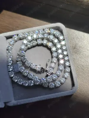 Lant tennis diamante moissanite 36,5 carate pietre 0.5 carate