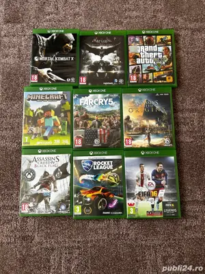 Xbox one cu 2 controllere+9 jocuri+volan xbox hori - imagine 5